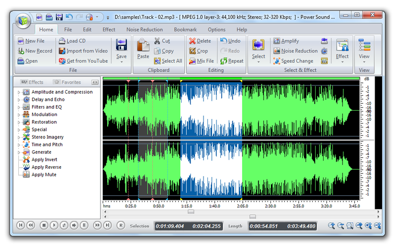 Power Sound Editor Free Screenshot